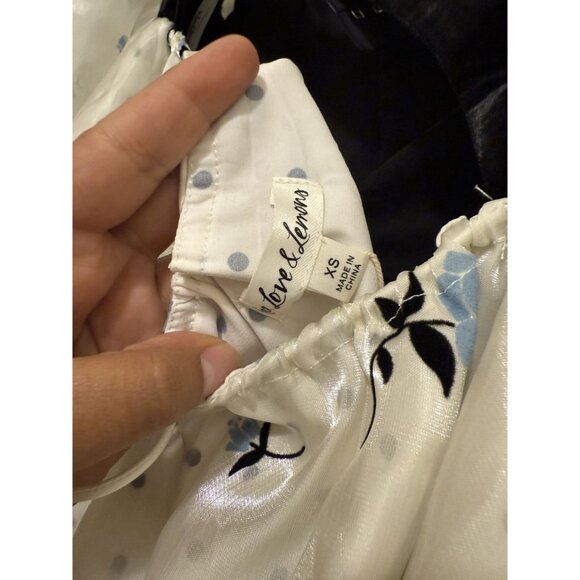 NEW For Love & Lemons Marcella Girlhood White Coquette Lolita Dress Size XS - Picture 13 of 13